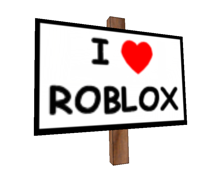 PC  Computer  Roblox  I Heart ROBLOX Sign  The Models