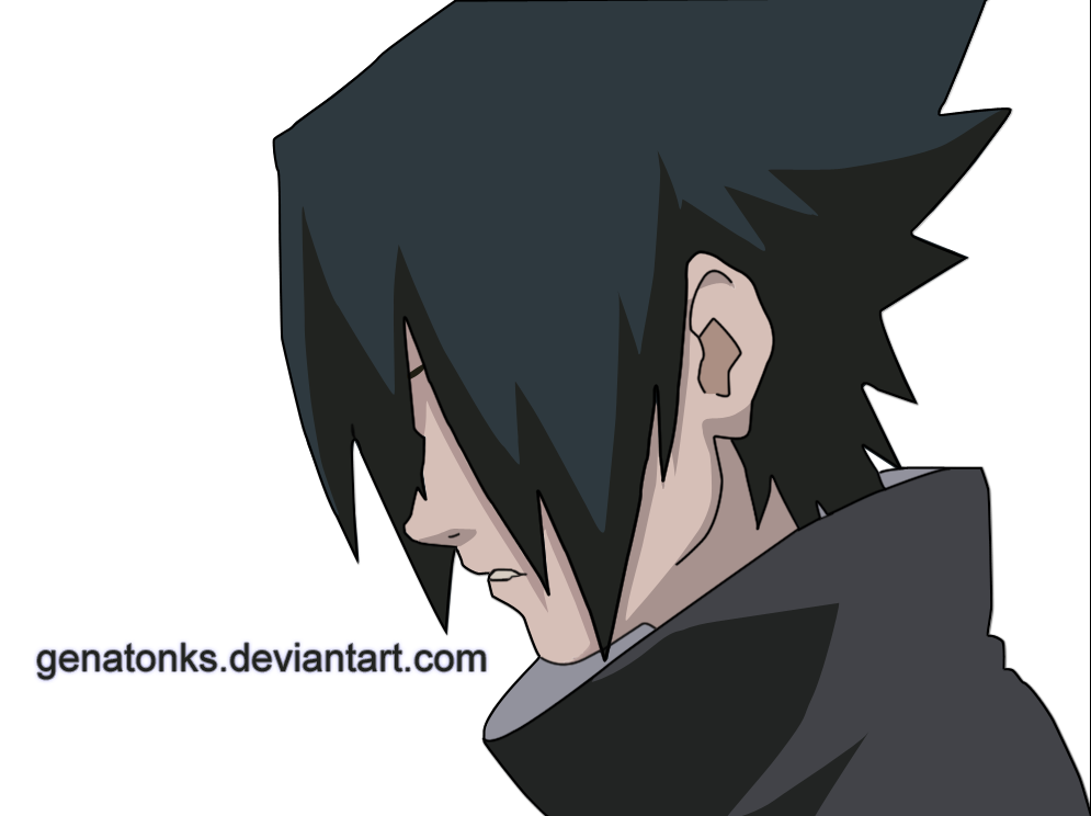 Sideview of Chibi Sasuke by genatonks on DeviantArt
