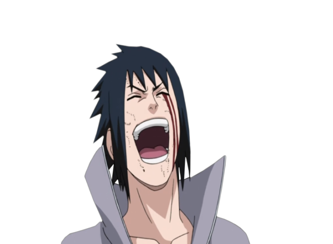 Laughing Sasuke Shippuden Render by nostromoxwallpaper on