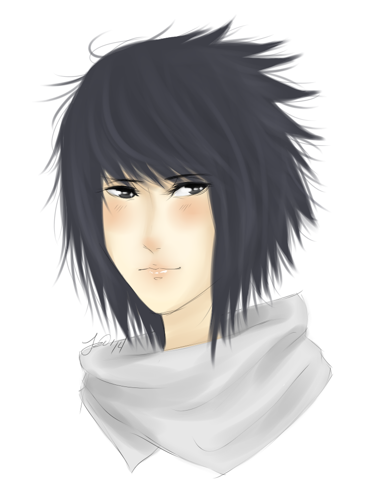 Sasuke Headshot by drivealeaf on DeviantArt