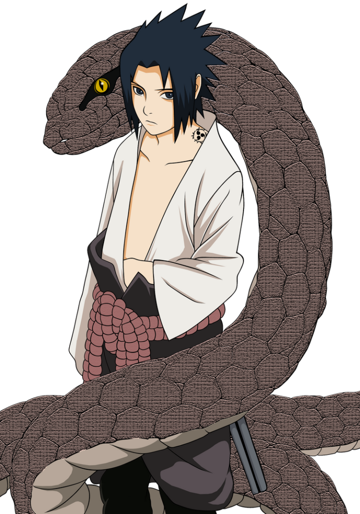 Uchiha Sasuke with Snake by Skurpix on DeviantArt