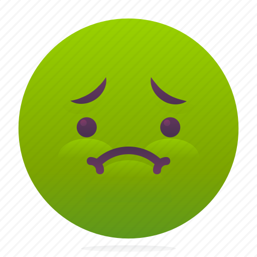 Emoji emoticon sick smiley icon