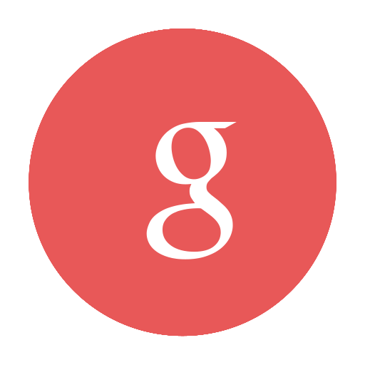 Circular g google modern red icon  Icon search engine