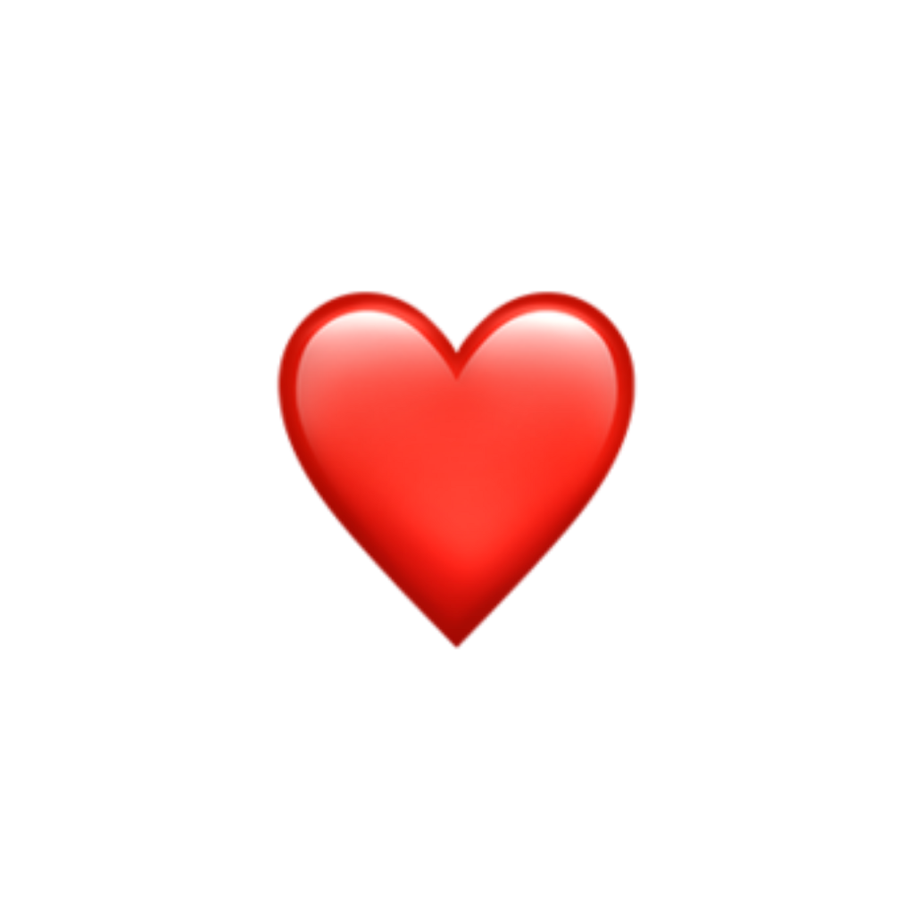 redheart heart emoji emojisticker