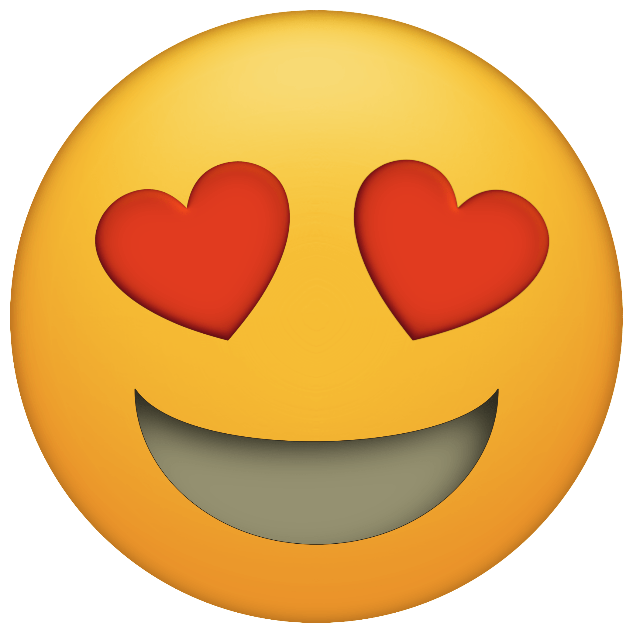 Download Emoticon Heart Emojis Eye Emoji PNG Download Free ... - Smiley Face with Hearts Emoji