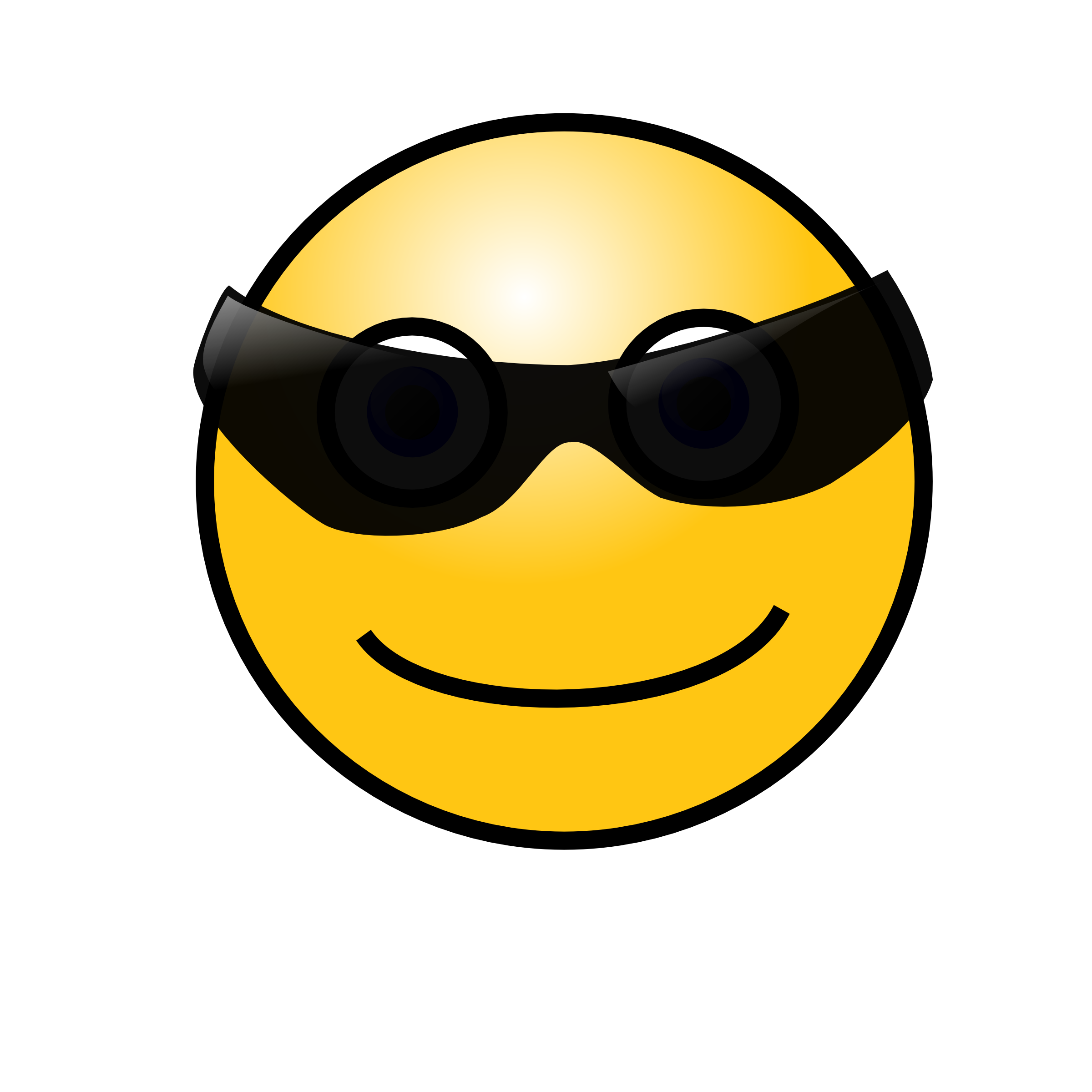 sunglasses smiley face mustache clipart Smiley Face with Shades - ...