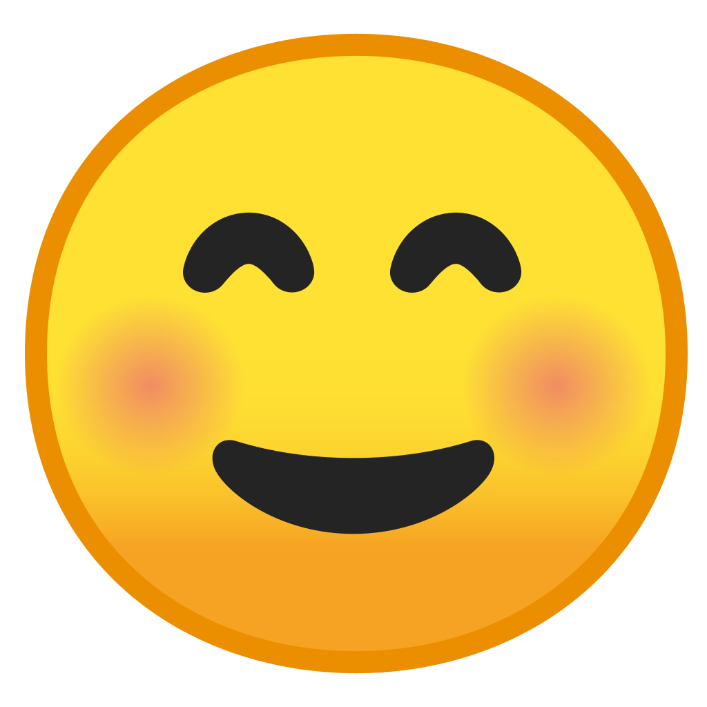 Smiling face Icon  Noto Emoji Smileys Iconset  Google