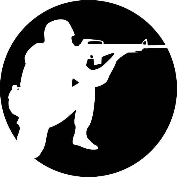 Soldier Silhouette Clipart  Free download on ClipArtMag