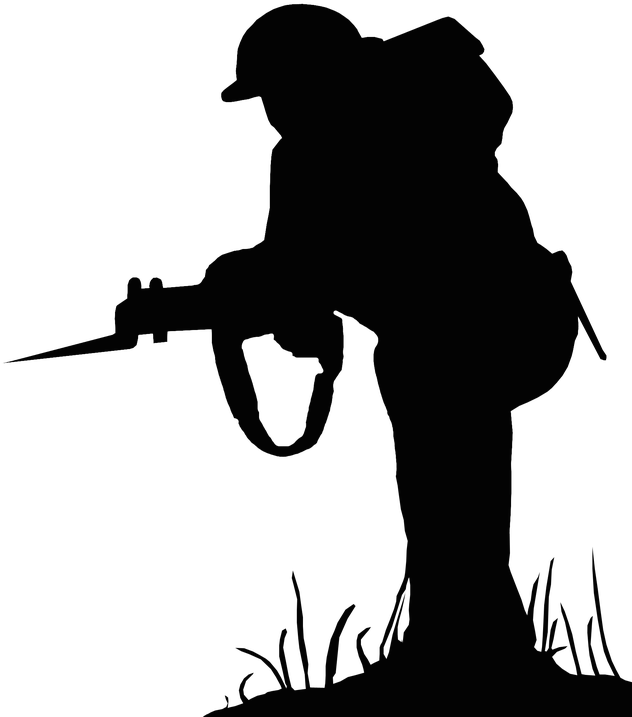 Silhouette Soldier War Military  War Illustration Png
