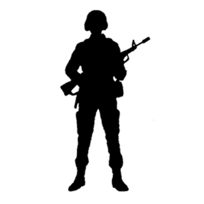 Silhouette Soldier  Clipartsco