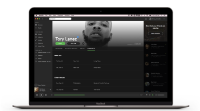 Seeing your favourite artists just got easier as Spotify ... - Spotify Artist