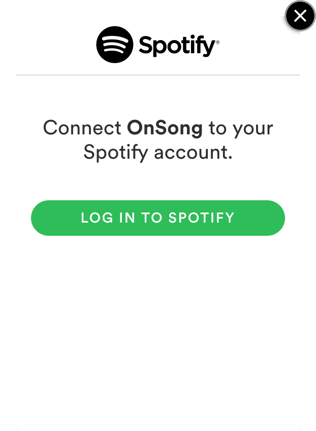 OnSong  Manual  Spotify Library