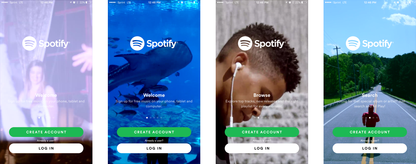 How the Largest Apps by Revenue Ace User Onboarding ... - Spotify Mobile App