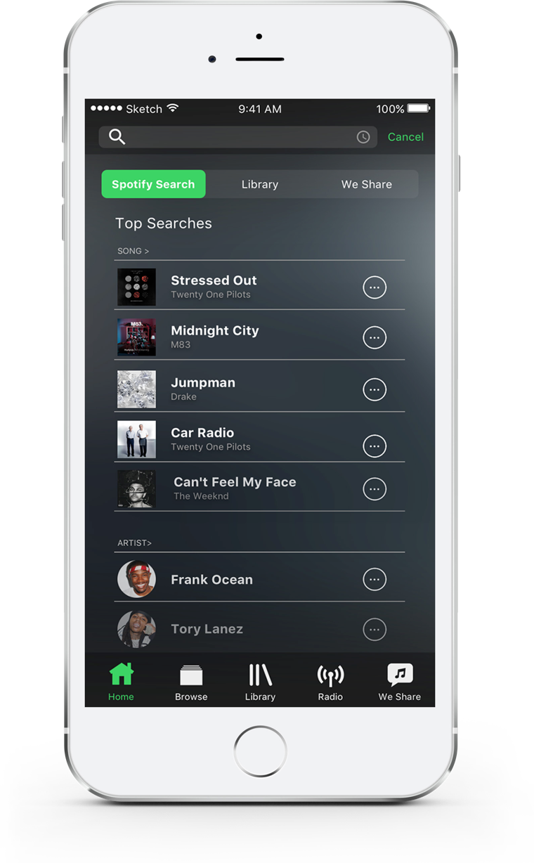 Spotify  Redefine the mobile experience