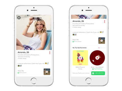 Tinder announces Spotify integration  Business Insider