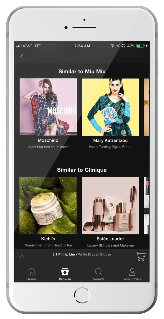 ReImagine Spotify as a Shopping App on Behance