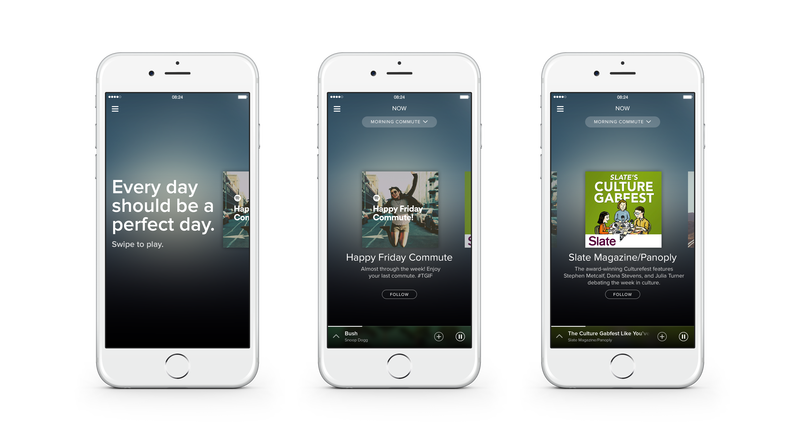 This is what the allnew Spotify looks like on iPhone