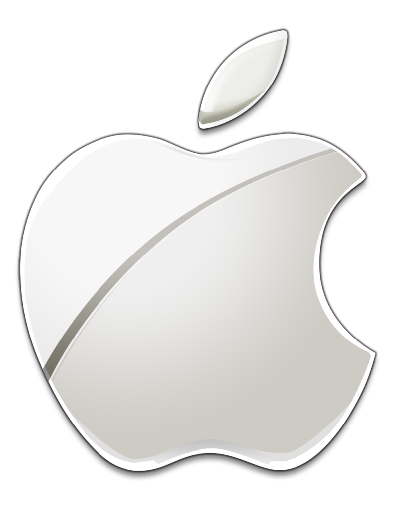 White Apple logo  Apple logo Apple brand Apple products