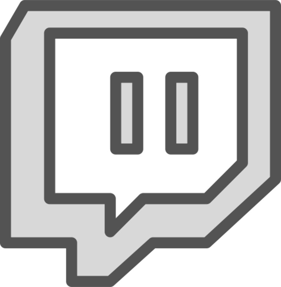 Download High Quality twitch logo png black Transparent