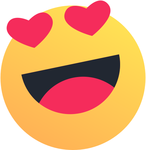 Emoji reaction valentine Emoticon Heart Like love icon