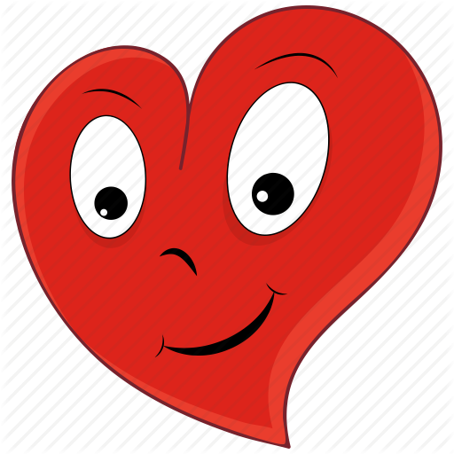 Emoji emoticon happy heart love valentine valentines