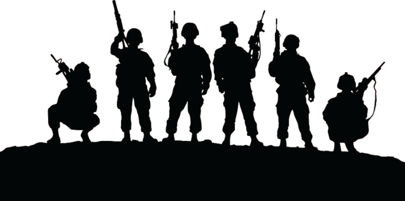 Soldier Silhouette United States Veteran Military - Night ... - Veteran Soldier Silhouette