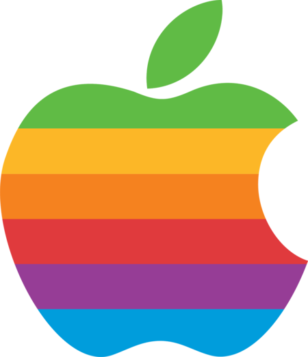 Apple registra los derechos de su logotipo multicolor para
