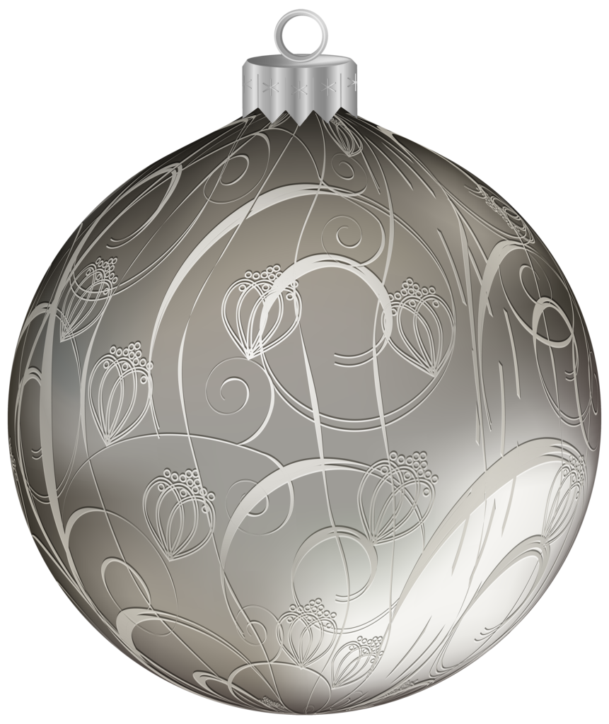 silver tree ornament clipart  Clipground