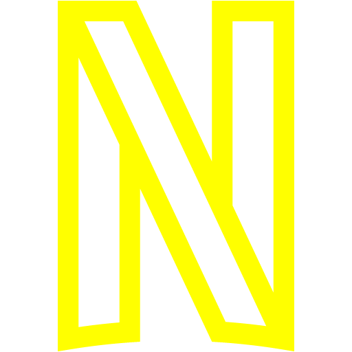 Yellow netflix icon  Free yellow site logo icons