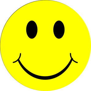 Yellow Happy Face Clip Art at Clkercom  vector clip art