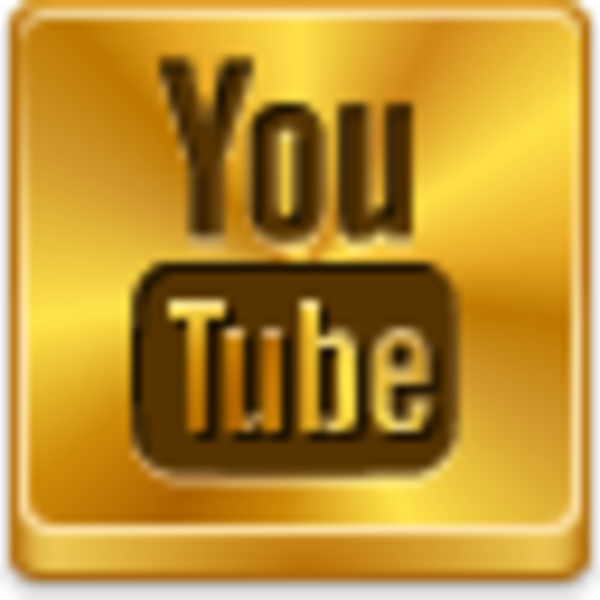 Youtube Icon | Free Images at Clker.com - vector clip art ... - YouTube Golden Play Button