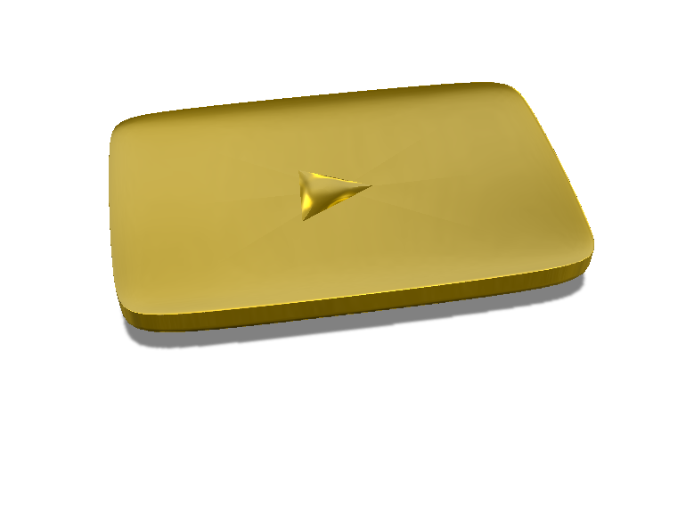 YouTube PNG Images Transparent Free Download | PNGMart.com - YouTube Golden Play Button