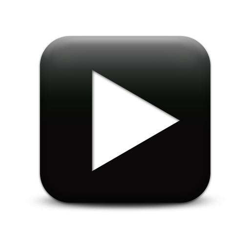 Black Video Play Icon PNG Transparent Background Free