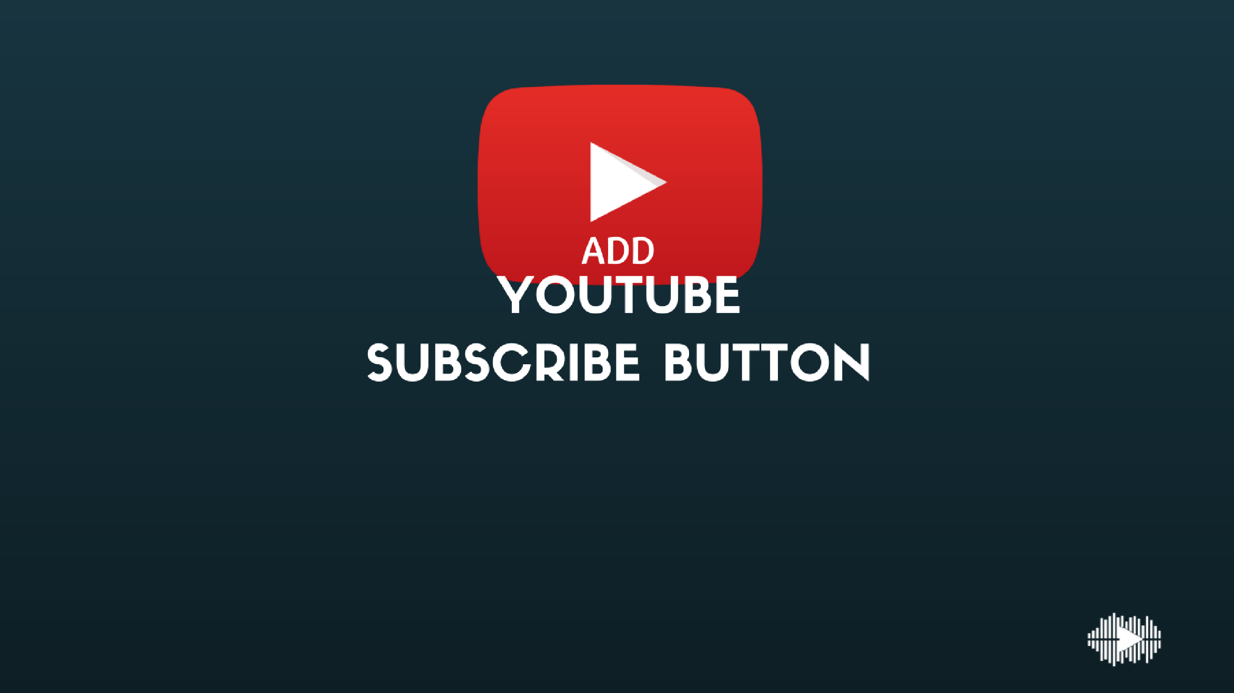 How to add YouTube subscribe button to your blog or website - YouTube Sub Button