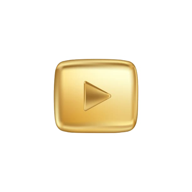 Download Youtube Gold Play Button Png  PNG  GIF BASE