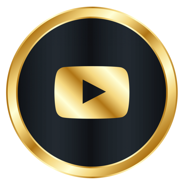 Download Youtube Gold Play Button Png  PNG  GIF BASE
